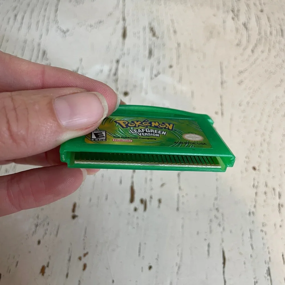 Pokemon LeafGreen Version Nintendo Game Boy Advance Remake Model Tested Works